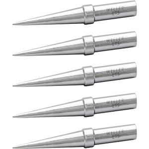 Weller Genuine Weller WE1010 Soldering Tips (TETS-5), Conical, 0.016"/0.4 mm, 5 PCS