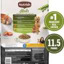 Nutrish Dish Chicken & Brown Rice Recipe with Veggie & Fruit Blend Dry Dog Food, 11.5 lb. Bag, (Rachael Ray) Best By 01/09/26
