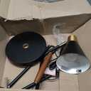 Floor Lamp, Industrial Floor Lamps for Living Rooms Rustic Farmhouse Reading Standing Floor Lamp Adjustable Metal Heads Indoor Task Lighting for Living Room Bedroom Office Home Décor (Black)