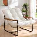 MAXYOYO Modern Accent Chair, Tufted Living Room Chair with Metal Frame, Standard
