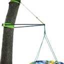 Slackers Build-A-Branch Tree Swing Hanging Kit Turn Any Healthy 12"+ Diameter Tree into a Swinging Tree Secure Outdoor Mount for Backyard Tree Swings