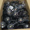 Brightown LED Outdoor String Light, 109 Feet Patio Lights with 52 Edison Shatterproof Bulbs(2 Spare), UL Listed Waterproof Outside Lights for Backyard Balcony Party Xmas Decor, E12 Base, Connectable
