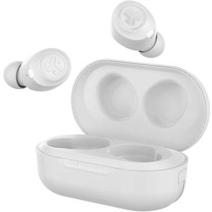 JLab JBuds Air True Wireless Signature Bluetooth Earbuds + Charging Case, White, IP55 Sweat Resistance, Bluetooth 5.0 Connection, 3 EQ Sound Settings Signature, Balanced, Bass Boost