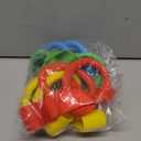 codree 8PCS 4 Colors Baby Playpen Pull up Rings- Baby Crib Pull up Rings- Baby Walking Exercises Assistant Rings- Baby Bed Stand Up Rings Baby Cot Hanging Rings for Infant Baby Toddler