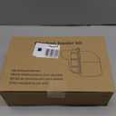 Chicken Feeders No Waste 6 Ports, 4 inch DIY Poultry Feeder with 6 Covers 1 Drill Bit, Rain Proof Automatic Gravity Chicken Feeder Kits for Buckets, Barrels, Bins, Troughs (Orange)