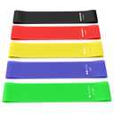 Resistance Bands Set for Home Fitness, Stretching, Strength Training, Physical Therapy, Elastic Workout Exercise Bands, Pilates Yoga Physical Therapy, Leg Glute Arm Exercise Kit (Colorful)