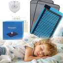 Bed Wetting Alarm Pad for Boys Girls Older Kids and Elderly,Pee Alarm with 3 Working Modes and Volume Control for Potty Training(Black)