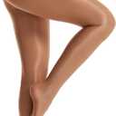 Frola Shaping Tights for Women 70D Shimmery Pantyhose for Dance Ballet Glitter Socks (XXXL)