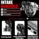 MITZONE Intake Manifold Compatible with Mercedes 2007-2012 E550 GL450 GL550 CL550 CLK550 G550 ML550 S550 SL550 V8 273 Engine Replace 2731400701 700410260