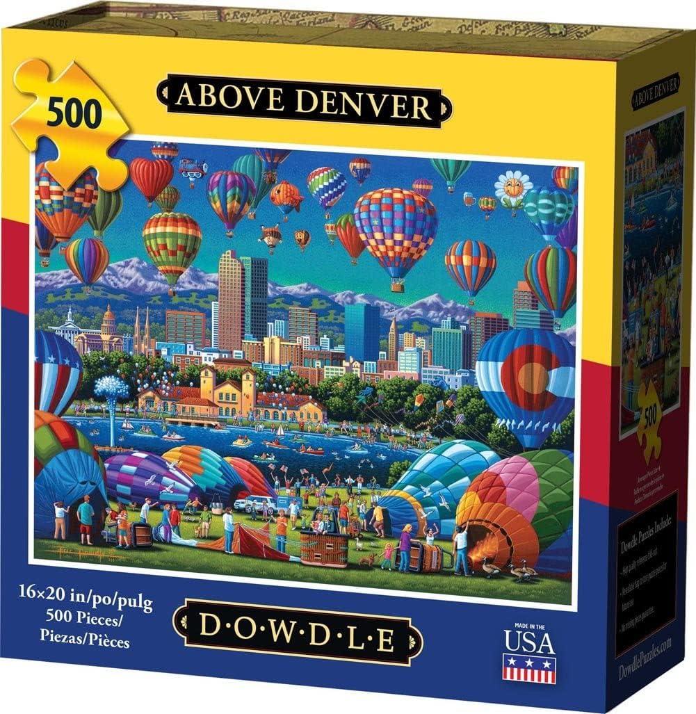 Dowdle Jigsaw Puzzle - Above Denver - 500 Piece