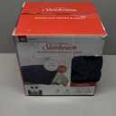 Sunbeam Electric Throw Royal Luxe Microplush Heated Blanket, 4 Heat Settings, 4-Hour Auto Shut-Off, Fast Heating, Warm and Cozy, Grey Rodeen Plaid, Queen