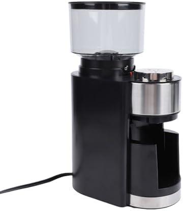 Oreilet Electric Conical Burr Coffee Grinder, Stainless Steel Coffee Bean Grinder, AntiStatic Electric Burr Mill for Home Use (US Plug 110V)