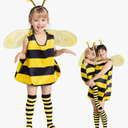 Lelike Bee Costume Adult Kids Halloween Costumes Size 2T-3T-4T
