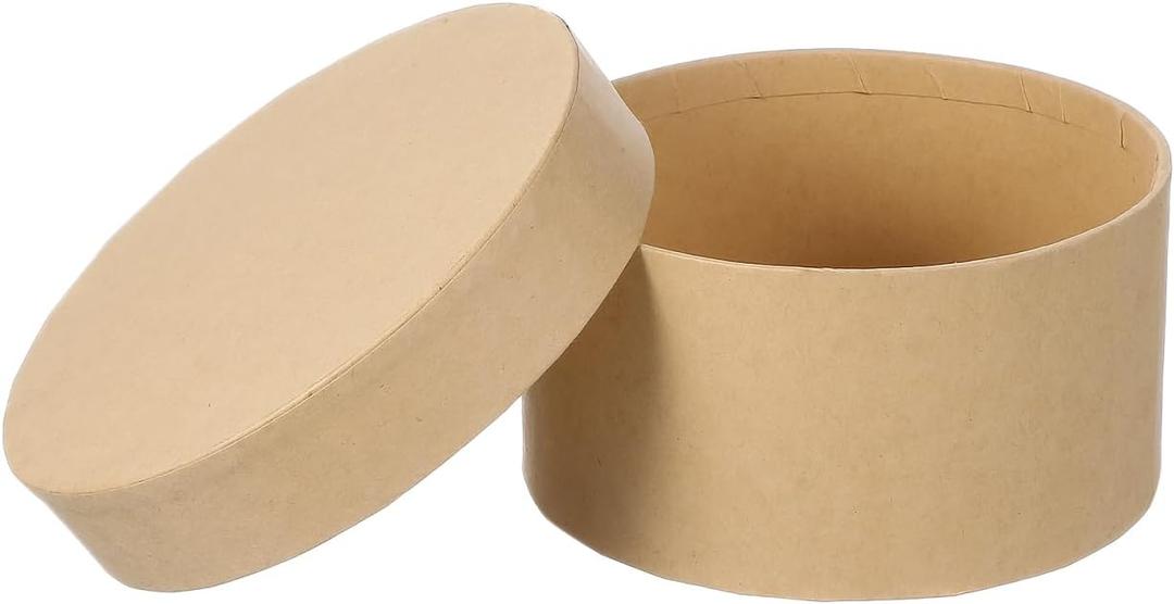 1 Pack Present Box 4.92x2.3 inch Mini Round Present Box Boxes with Lids, Bridesmaid Wedding Proposal for Graduation Birthday Wedding Storage