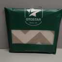 OTOSTAR Set of 4 Waterproof Throw Pillow Covers 20x20 Inch Farmhouse Geometric Square Pillow Cases for Couch Patio Furniture Balcony Garden Outdoor DecorationGeometry70-Khaki