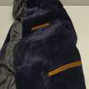 Mens Casual Corduroy Blazer Sport Coat Slim Fit One Button Notch Lapel Suit Jacket for Daily Wear, Work, Wedding & Party (Medium, Navy Blue)