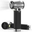 Car Dryer Air Blower Equipped with Continuously Variable Speed, 1.6KG Instant Thrust Car Blower for Drying, 64mm Super Power Turbo Dryer for Patio Cleaning, Drying, Snow Blowing (Black)