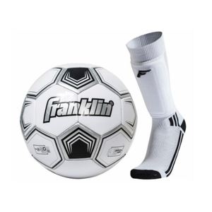 Franklin Size 3 Soccer Starter Set - Youth - White/Black