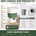 Portable Washing Machine, Foldable Washer With 70W Motor