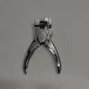 T-Slot Hole Punch Heavy Duty - Handheld Punch for ID Cards, Plastic, Cardstock, Cardboard & PVC - Sharp Visible Blade Edge, Durable Zinc Alloy Construction, Easy Spring Action for Fast, Clean Holes