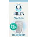 Brita Refillable Replacement Water Filters for Brita Water Pitchers and Dispensers - 3ct: Filters Chlorine, Cadmium, Mercury