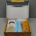 ESSENSON Play Construction Sand Kit - 3lbs Sand with 2 Colors, 6 Mini Construction Trucks, Construction Toys and Signs, Animal Mold, Modeling Tools, Foldable Sandbox, Gifts for Boys Girls