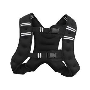 Weighted Vest Iron Sand Fitness Weighted Jacket for Running Calisthenics Gym Black 15Lb | Fitness Running & Yoga | Strength Training | Weighted Vests