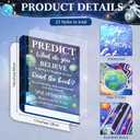 2 x Pasimy Reading Posters Reading Strategies Posters Bulletin Board Decoration Educational Read Poster for Elementary Middle School Library Classroom Decorations(Space)