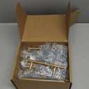 Haidms 20 Pack | 3 Inch Cabinet Handles Gold Stainless Steel Kitchen Drawer Pulls Cabinet Pulls 5 Inch Length, 3 Inch Hole Center