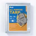 GUARD SHIELD Silver Tarp Waterproof 10x14 Feet Medium Duty All Purpose Poly Tarps Cover 7mil