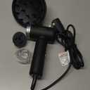 Dual Voltage Travel Hair Dryer, Mini Ionic Hair Dryers with Magnetic Curly Diffuser, 1500W High-Speed Fast Drying, Lightweight Compact Portable Blow Dryer, Gift Women,Quiet,European 100-240V (Black)