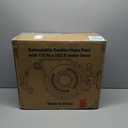 AYURA Retractable Garden Hose Reel 100 ft x 1/2 inch with Pro Metal Shaft, Heavy Duty Automatic Garden Hose Reels with Kink-Free Rewind and Lock at Any Length, Wall Mount Water Hose Reel for Outside