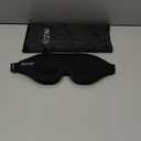 MZOO Luxury Sleep Eye Mask for Side Sleeper Men Women, Zero Eye Pressure 3D Sleeping Mask, Light Blocking Patented Design Night Blindfold, Soft Eye Shade Cover for Travel, Black