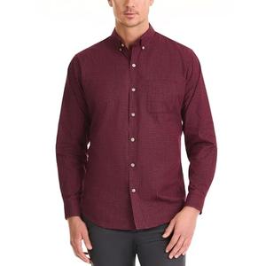 Wrinkle Free Long Sleeve Button Down Shirt Size L