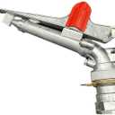 Water Spray Gun Large-Area Agriculture Irrigation Watering Sprinkler Large-Area 360 Adjustable WaterWatering Sprinkler Spray Gun 2 Inch