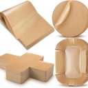 Domensi 200 Pcs Loaf Pan Liners 4 Styles and Sizes Parchment Paper for Baking Bread Loaf Pan Parchment Liner Disposable Non-stick Bread Unbleached Paper Liners for Baking Toast