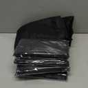 8 Pack Black Tablecloths 60x102 Inch Table Cloths for 6 Foot Rectangle Tables, Wrinkle Resistant Washable Rectangular Fabric Table Cover for Dining Wedding Banquet Camping Party