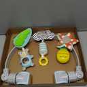 Taf Toys Tropical Arch Adjustable Infant Car Seat & Stroller Toy for Infant & Toddlers, Stroller Arch, Baby Crib Toys Clips on Prams/Car Seats/Bouncers Encourages Motor Skills & Sound Exploration