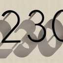 Distinctions 844715 Black Upgraded 5" Floating House Number 5, 5-Inch