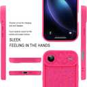 MOWIME Compatible with iPhone Air Case, Cheetah Print Shockproof Soft TPU Protective Cover for Women Girls, Slim Anti Scratch Leopard Case for iPhone Air 6.5 Inch, Hot Pink