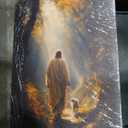 NCYEL Jesus Wall Art Christian Canvas Print Shepherd Jesus Print Religious Poster Artwork Living Room Bedroom Wall Decor Gallery Style Picture 16x24 Inch