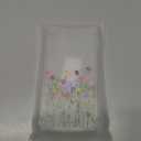 Compatible for iPhone 16e Cases with Design, Cute Transparent Phone Case for Women Girls Girly with Heavy Duty Protective Bumper (Clear Flower Floral Bouquet)