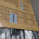 Cumbor 36" Extra Tall Baby Gate for Stairs, 29.7-48" Wide Dog Gates for Doorways, Auto Close Safety Gate for Babies and Pets, Easy Install, Pressure Mounted, Fits Doorways, Stairs, Entryways, Black