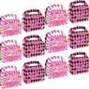OUSHIZF Coquette Bow Cowgirl Party Favor Boxes, Western Theme Birthday Goodie Bags, Wild West Bachelor Party Decorations Supplies