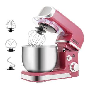 Kitchen in the box Stand Mixer, 3.2Qt Small Electric Food Mixer, 6 Speeds Portable Lightweight Kitchen Mixer for Daily Use with Egg Whisk, Dough Hook, Flat Beater 