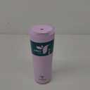 REDUCE Halo 24 oz Stainless Steel Vacuum Insulated Tumbler - Spill Proof Travel Mug with Flip Handle Lid - Keeps Drinks Cold for 32 Hrs - Dishwasher Safe - Cupholder Friendly - Pink Quartz