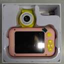 Kids Camera, Toddler Kid Digital Camera with 180Flip Lens & 2.4in IPS Screen, Birthday Festival Gifts Present Toy for 4 5 6 7 8 9 10 11 Year Old Girls/Boys, 32 GB Card Included, X101 (Pink)