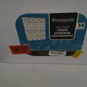 14 PCS Airtight Food Storage Containers with Lids set, BPA Free Leak-proof Kitchen and Pantry Organization Canisters for Cereal, Pasta, Dry Food, Flour Sugar, Stackable, Free Label, Marker, Scoop