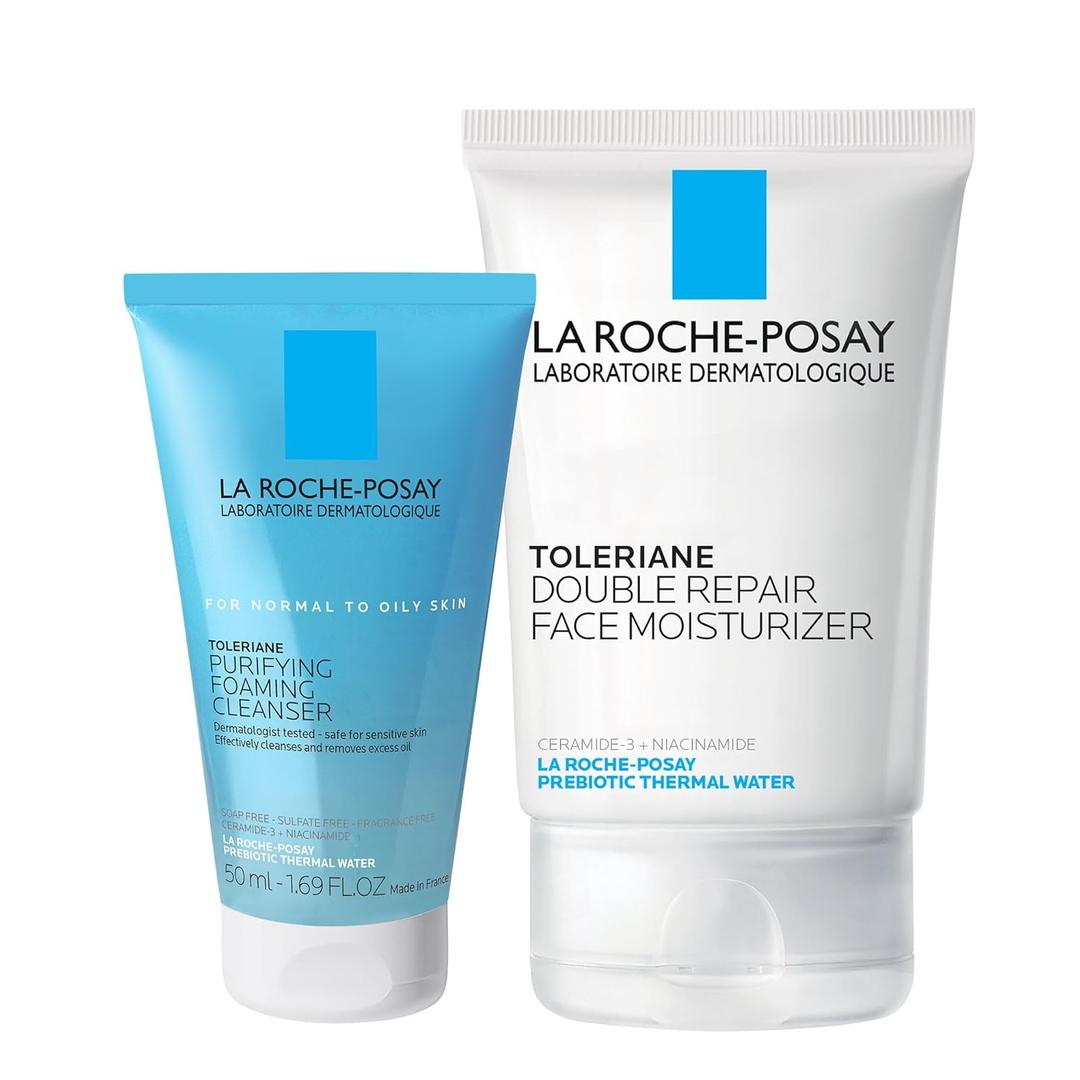 La Roche Posay Toleriane Double Repair Face Moisturizer, Daily Moisturizer Face Cream with Ceramide and Niacinamide for All Skin Types, Oil Free, Fragrance Free