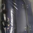 Bleacher Chairs with Back and Cushion,Stadium Seats with Back Support,Portable Bleacher Seat with Should Strap,Folding Comfort Padded Stadium Chairs for Adults Watch All Sport Event(Navt Blue)